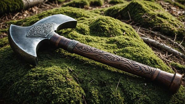 Handcrafted viking axe: embrace tradition and strength